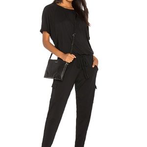 Draped Skinny Jumpsuit